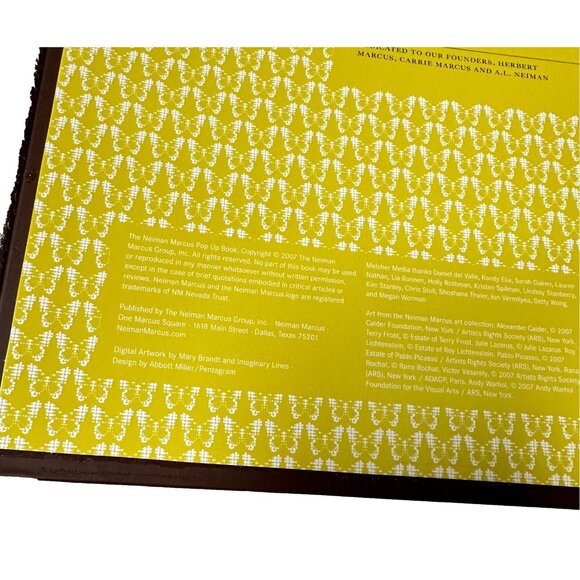 Neiman Marcus Pop-Up Book Geof Kern Melcher Media HC 2007 with Slip Case - Picture 11 of 13